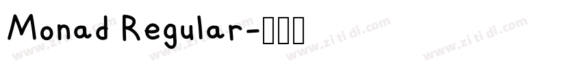 Monad Regular字体转换